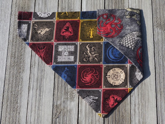house stark dog bandana