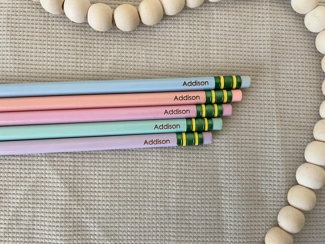 Personalized #2 Pencils, Back to School Pencils, Engraved Pencils ...