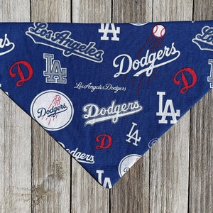 Dodgers Dog Bandana, Over the Collar, World Series 2020, Baseball Season, Baseball Fan, Dodgers Fan, Gifts for him, dog gift, dog mom