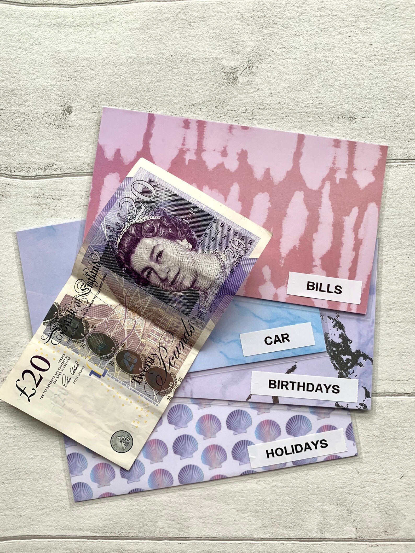 Cash Envelope Stickers Adhesive Labels Etsy UK