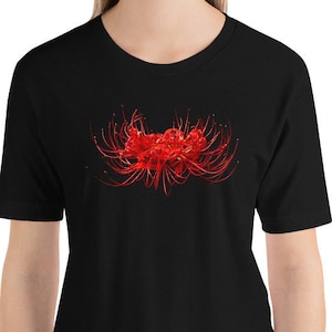 Vonflora Spider Lily Shirt Lycoris Radiata Flower Unisex T-Shirt