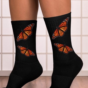 Butterfly Socks Monarch Butterfly Socks