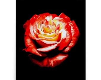 Print of: Rose Print Rose Art Rose Poster Wall Art