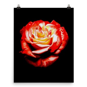 Print of: Rose Print Rose Art Rose Poster Wall Art