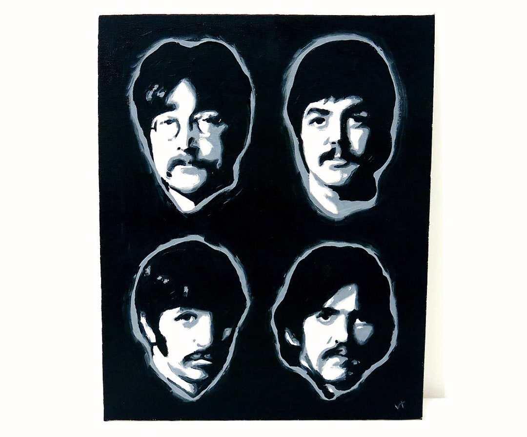 絵画 Beatles 8 X 10 the Beatles Painting the Beatles Art the Beatles