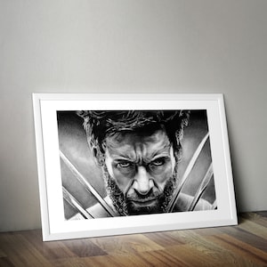 Wolverine Fine Art Print, Logan Film Print, X Men Poster, Comic Buch Poster, Superhelden Print, Wand Kunst, Dekoration, Geburtstag Geschenk Geschenk
