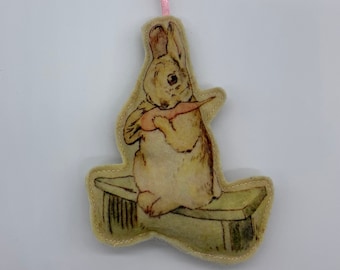Fierce Bad rabbit- Decoration- Beatrix Potter-Felt -Handmade