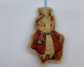 Amiable Guinea Pig- Decoration- Beatrix Potter-Felt -Handmade