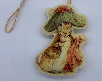 Benjamin Bunny- Decoration- Beatrix Potter- Felt -Handmade