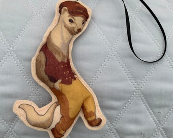 Weasel--Felt -Handmade-Decoration