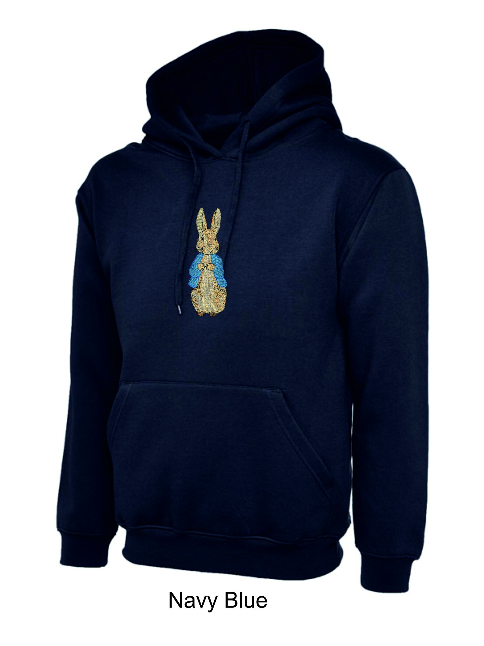Peter Rabbit Adult Hooded Sweatshirt-with Large Peter Embroidery, 7 ...