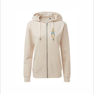 Peter Rabbit Flopsy Rabbit Ladies Fit Full Zip Sweatshirt Hoody ...