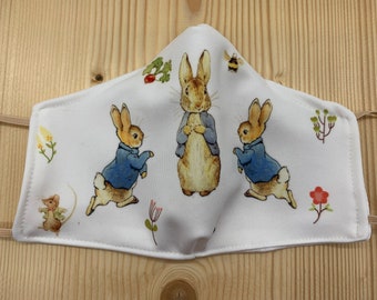 Face Mask-Covering-Beatrix Potter- Peter Rabbit- Spring collection