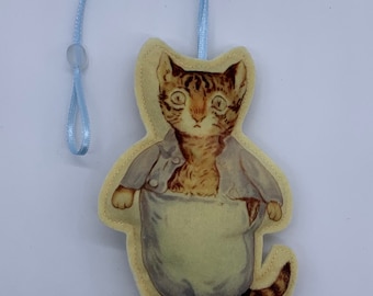 Tom Kitten-Decoration- Beatrix Potter-Felt -Handmade
