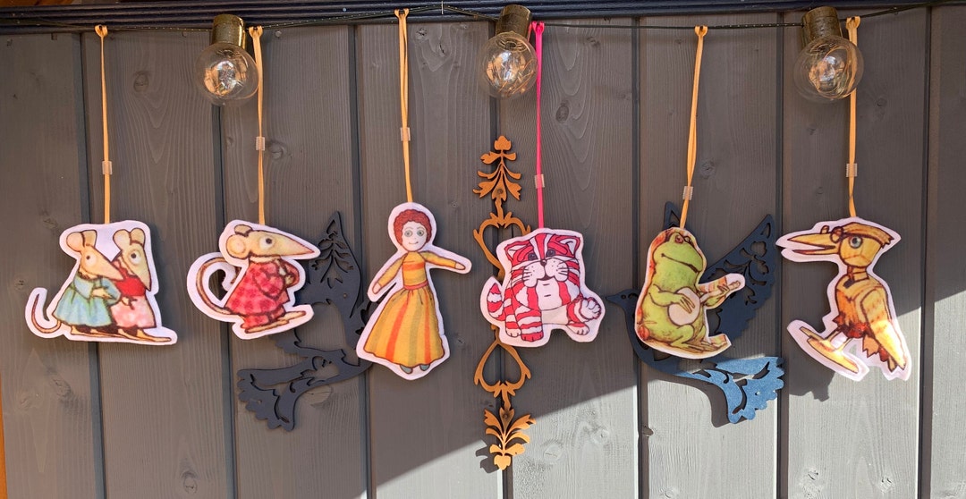 Bagpuss Characters Felt decorationhandmade Bagpuss Gabriel Madeline