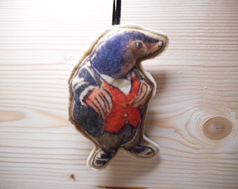 Moley- Wind in the Willows-Felt -Handmade-Decoration