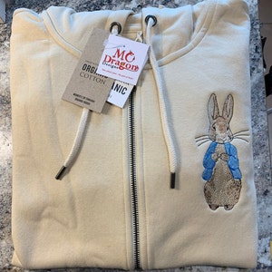 Peter Rabbit Flopsy Rabbit Ladies Fit Full Zip Sweatshirt Hoody ...