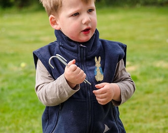 Embroidered Peter Rabbit Toddler Fleece Gilet Bodywarmer