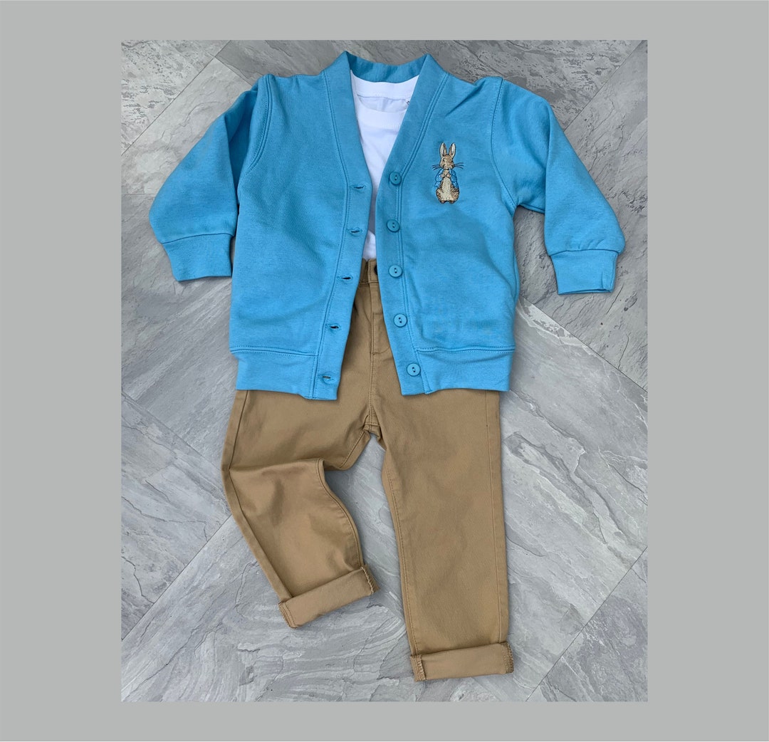 Embroidered Peter Rabbit - Toddler- Infant - Sky Blue - Sweatshirt ...