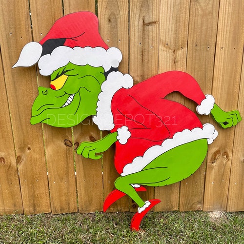 DIY Grinch Stealing Christmas Lights File. Etsy