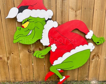 Digital Stealing Christmas Lights PDF | Left and Right Facing | INSTANT DOWNLOAD | Yard Art | diy | Woodworking Plans | Template