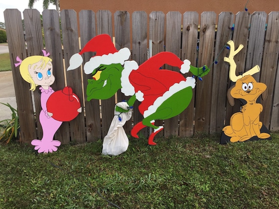 Stealing Christmas Lights PDF Yard Art DIY Woodworking Plans