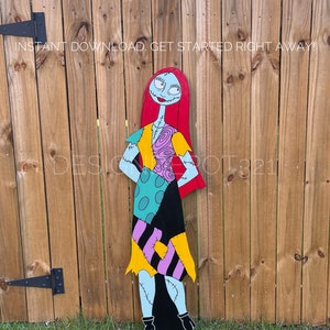 Digital Sally Nightmare PDF | INSTANT DOWNLOAD | Holiday Decor | Yard Art | diy | Woodworking Plans | Halloween | Christmas | Template