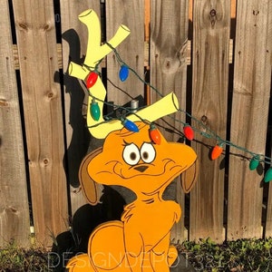 Digital Max the Reindeer PDF | INSTANT DOWNLOAD | Woodworking Plans | diy| Yard Art | Stealing Christmas Lights | Pet Dog | Template