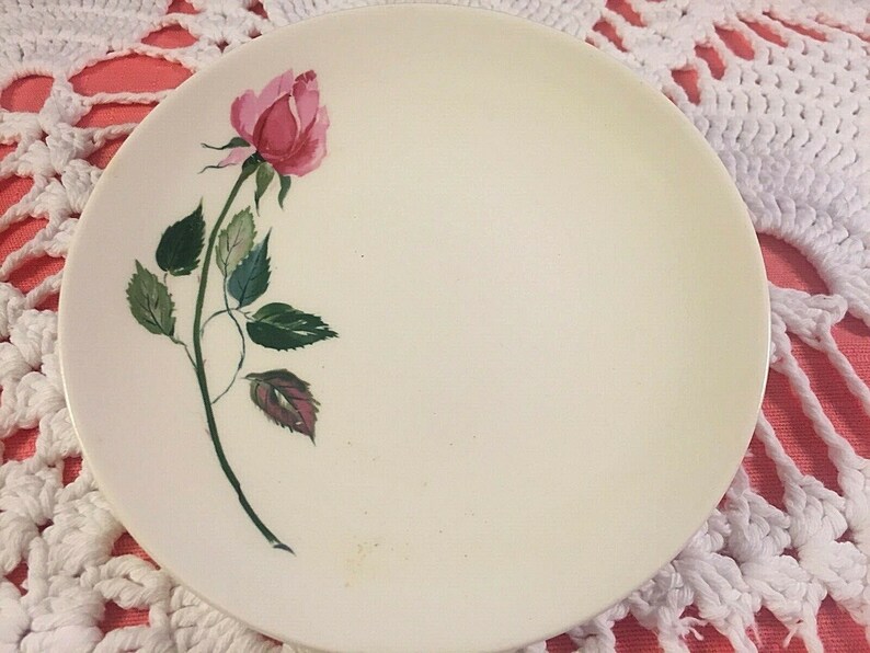 4 Vintage Mismatched China Dessert Plates Wedding Shower Pinks Greens tea party plates mad hatter china bridal shower # 131