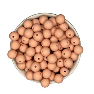 Peachy 12mm Round Silicone Beads , Wholesale Beads