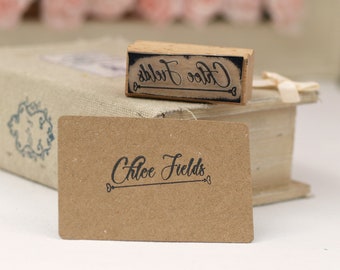 Your Name Personalised Rubber Stamp