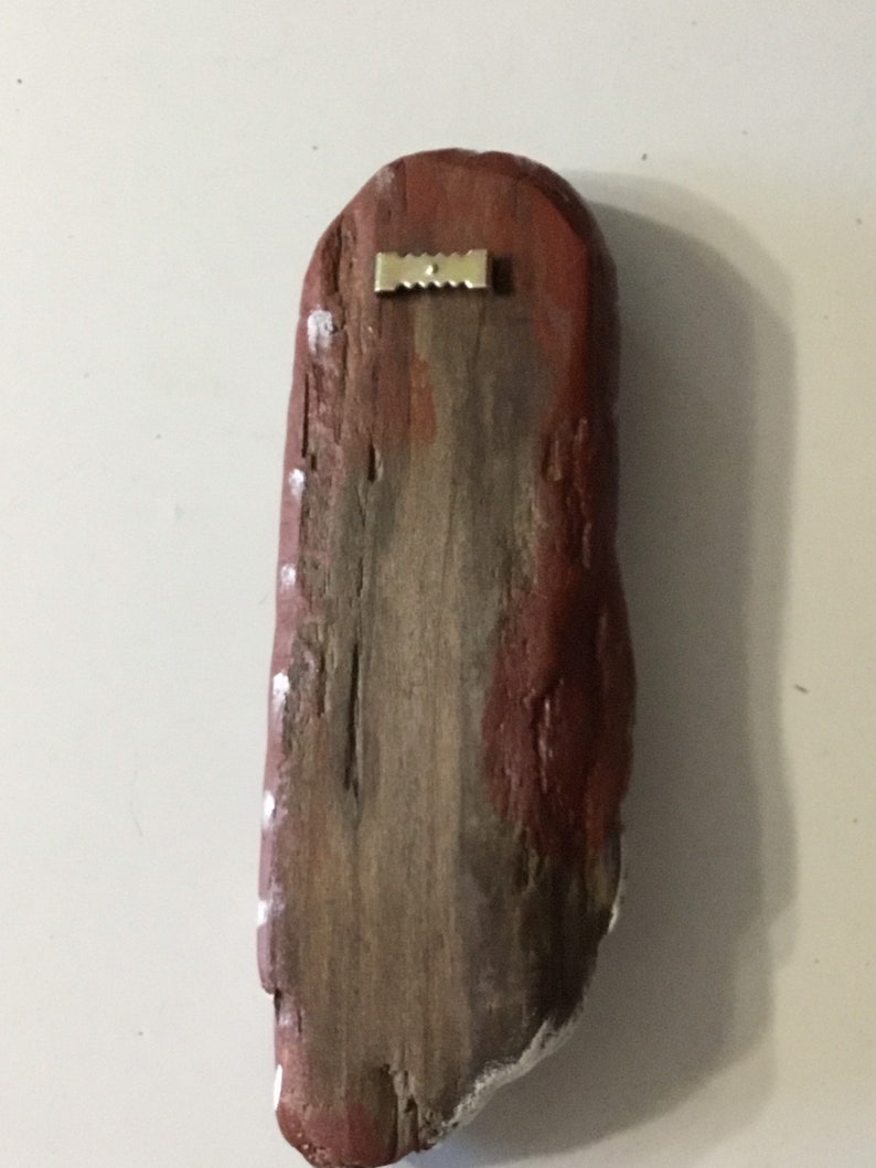 Hand Carved Driftwood Burrowing Owl hanging
