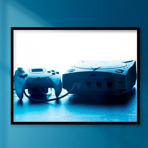 Sega Dreamcast video game decor for gaming room, poster image 1