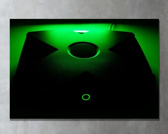 Xbox Inspired video game decor, photo prints for mancave and game room, poster