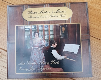 Anne Lister's Music - CD of keyboard music and songs recorded live at Shibden Hall