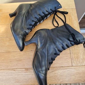Vintage Ladies' Victorian style boots by Anello & Davide UK 5 1/2 EU 38 US 7.5 画像 5