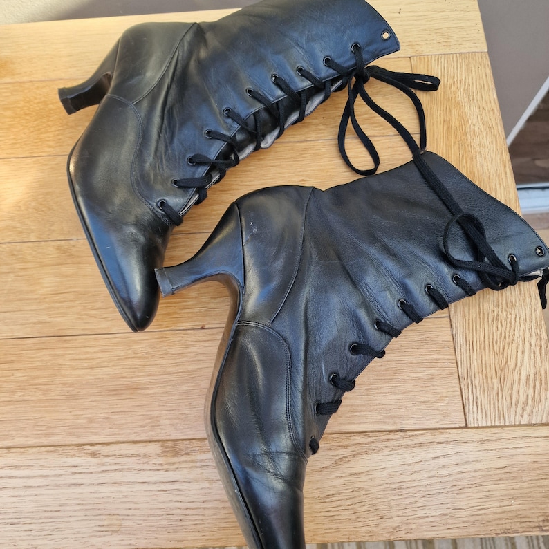 Vintage Ladies' Victorian style boots by Anello & Davide UK 5 1/2 EU 38 US 7.5 画像 5