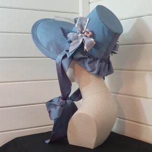 THE ANN - Romantic Era Bonnet (many Colours Available) - Etsy