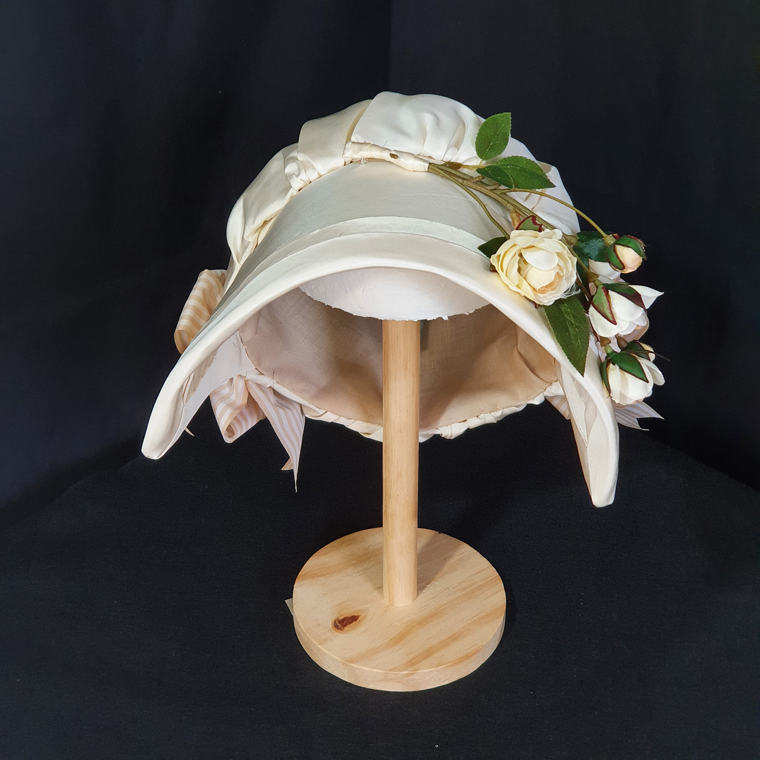 THE FLORA Regency Inspired Hat pure Silk More Colours Etsy UK