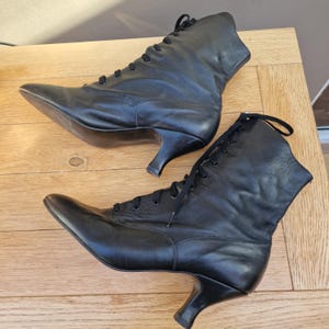 Vintage Ladies' Victorian style boots by Anello & Davide UK 5 1/2 EU 38 US 7.5 画像 4