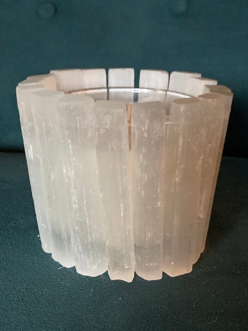 Selenite candle Peaceful, Intuitive, Spiritual, Calming image 2