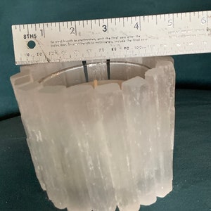 Selenite candle Peaceful, Intuitive, Spiritual, Calming image 3