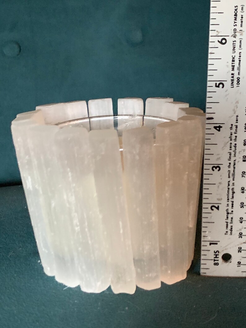 Selenite candle Peaceful, Intuitive, Spiritual, Calming image 5