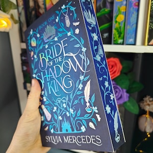 Hand-painted Bride of the Shadow King Fore-edge Book Art