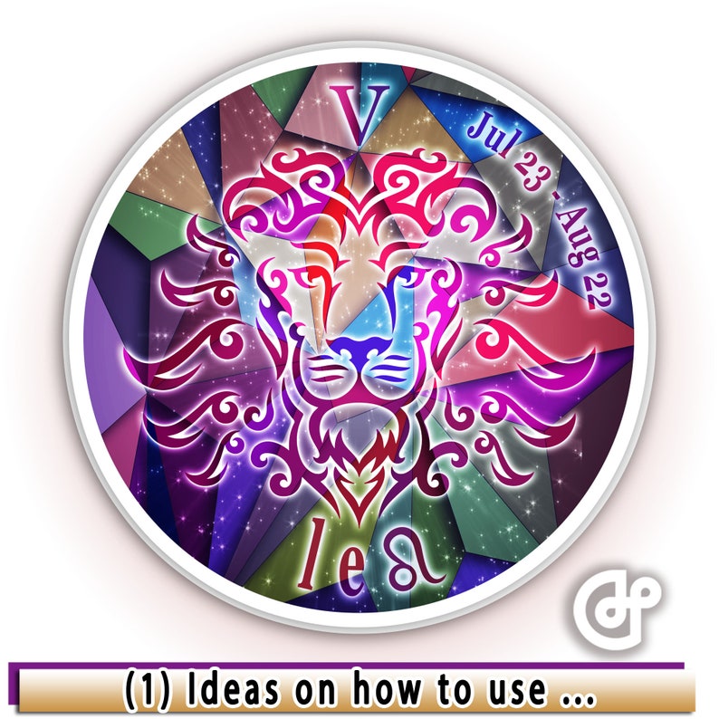 Download Zodiac Sign Leo Lion Astrology Horoscopes .svg .pdf .png .jpg | Etsy