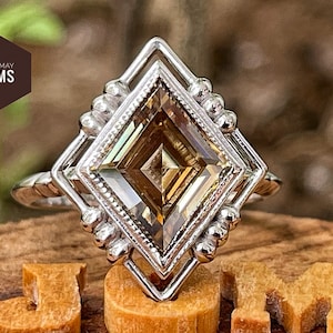 3 TCW Kite Shape 12X8 MM Colorless Moissanite Engagement Ring,, Wedding Ring, Anniversary Gifts For Her, Promise RingI