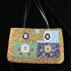 Bolso de mano con cuentas de semillas de cristal Original de Y & S