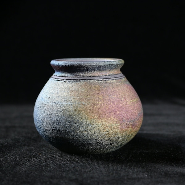 Jeremy Diller Raku Pot Studio Pottery