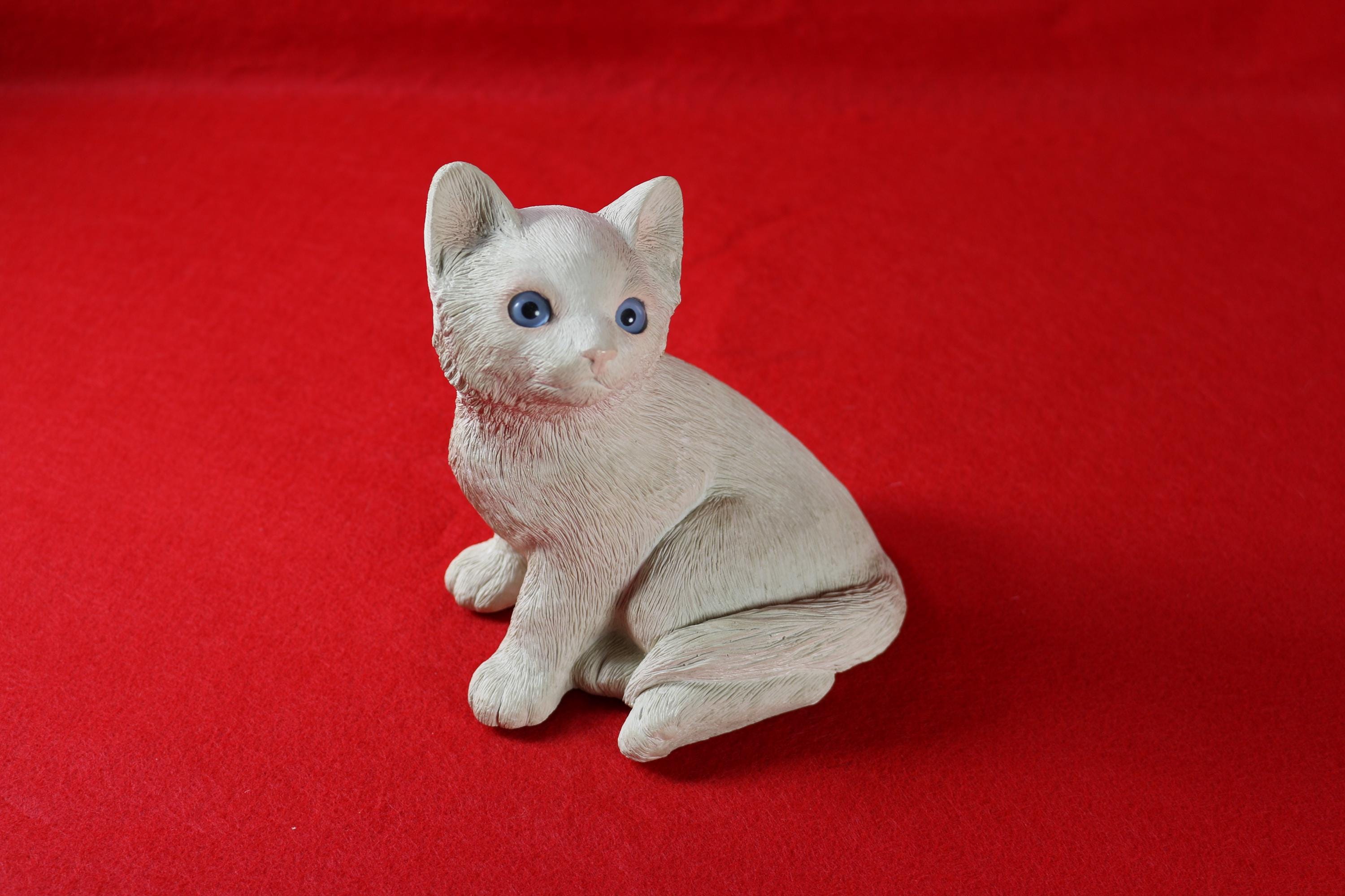 SANDICAST　CAT　SILV　猫　置物 Sandicast Cat - Etsy