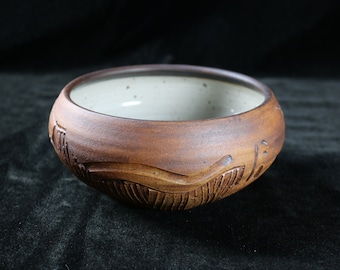 Stoneware Bowl Studio Pottery  - Signed